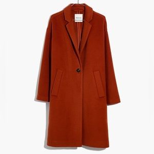 Madewell Monsieur Coat in Ochre
